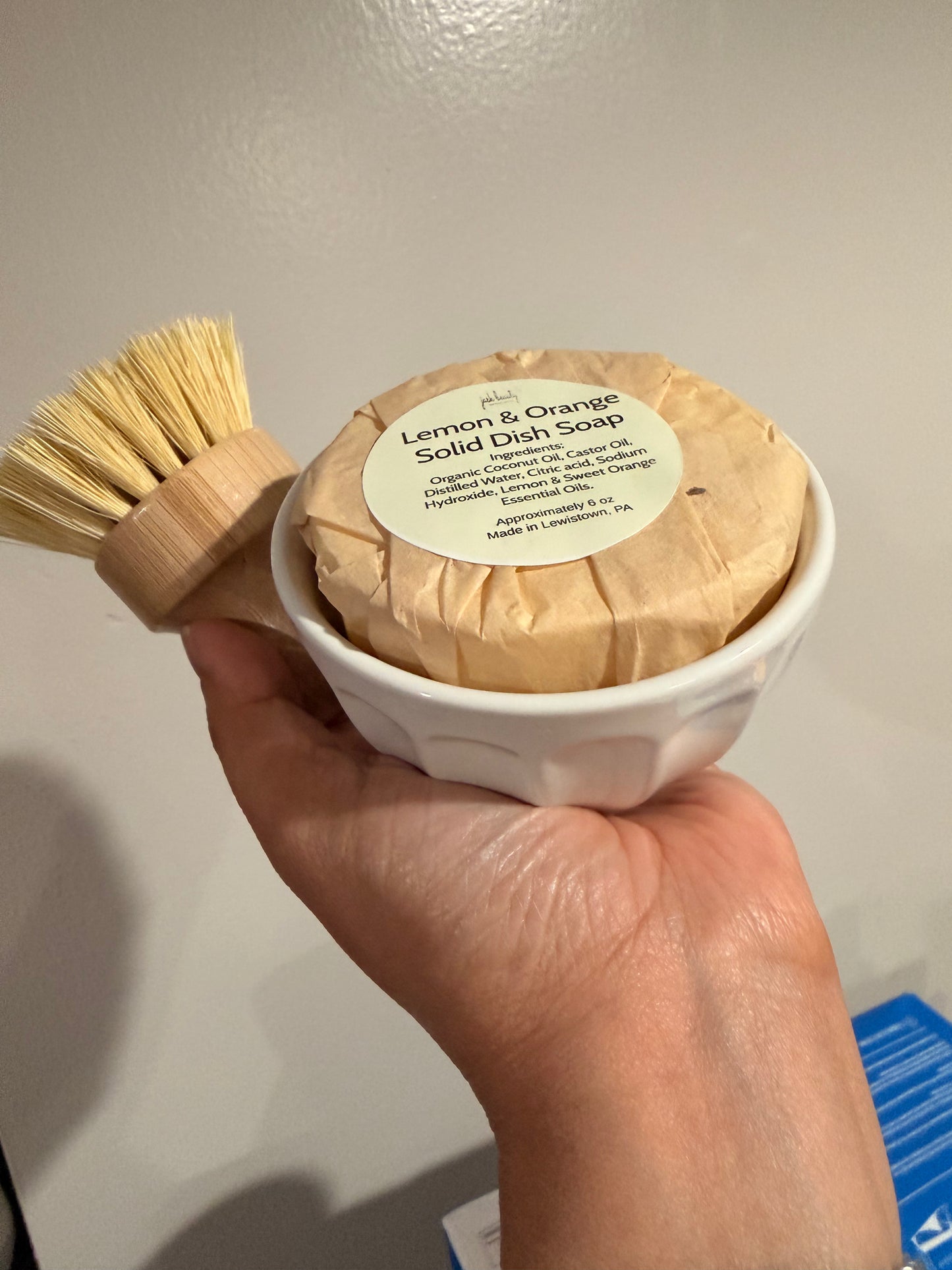 Solid Dish Soap Set Plastic-Free Kitchen Essentials