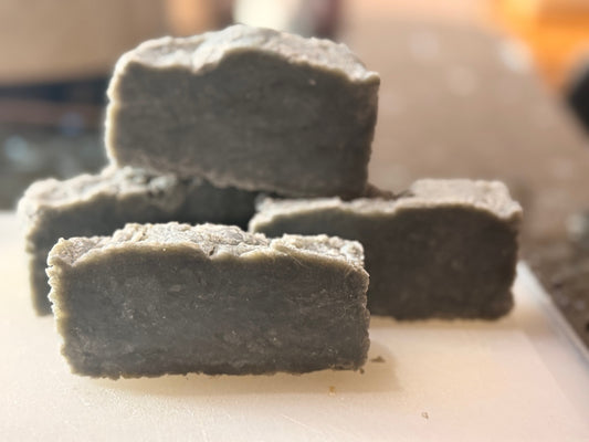 Experimenting with Charcoal & Coffee Hot Process Soap