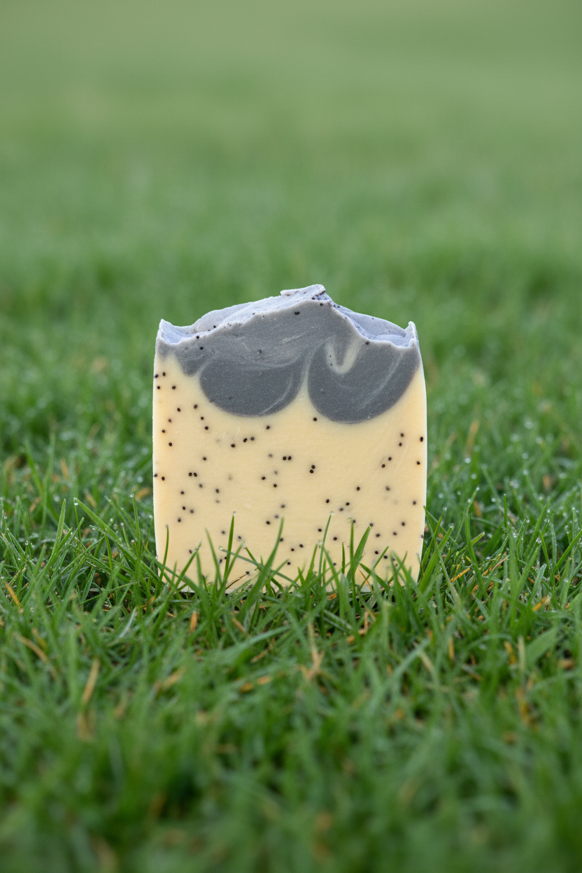 Calendula, Chamomile & Charcoal Goat Milk Tallow Bar Soap - Jask Beauty Essentials