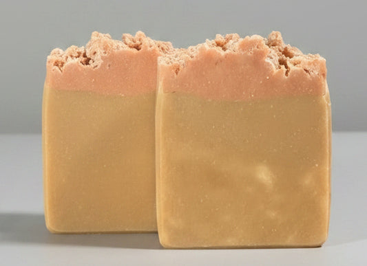 Two soaps Goat milk soap with chamomile and calendula and clay