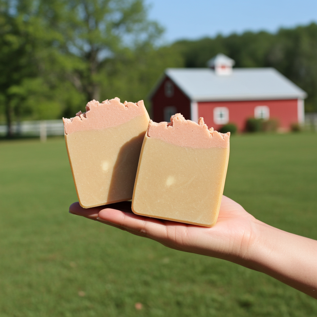 Calendula Chamomile w/ Clays Goat Milk Tallow Facial Bar Soap
