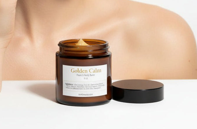 Herbal Salve chamomile calendula balm packaging