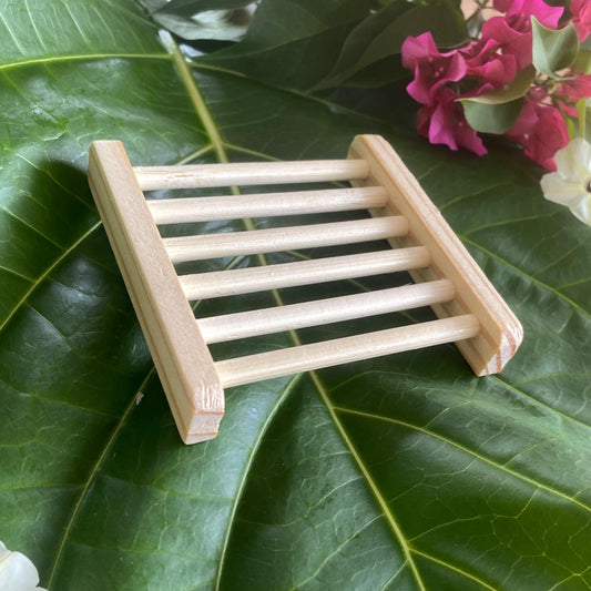 Natural Draining Soap Dish, Sustainable Soap Tray or Shampoo Bar Holder