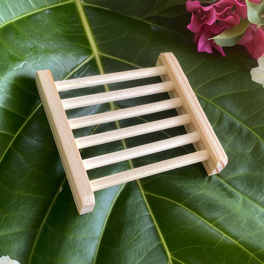 Natural Draining Soap Dish, Sustainable Soap Tray or Shampoo Bar Holder